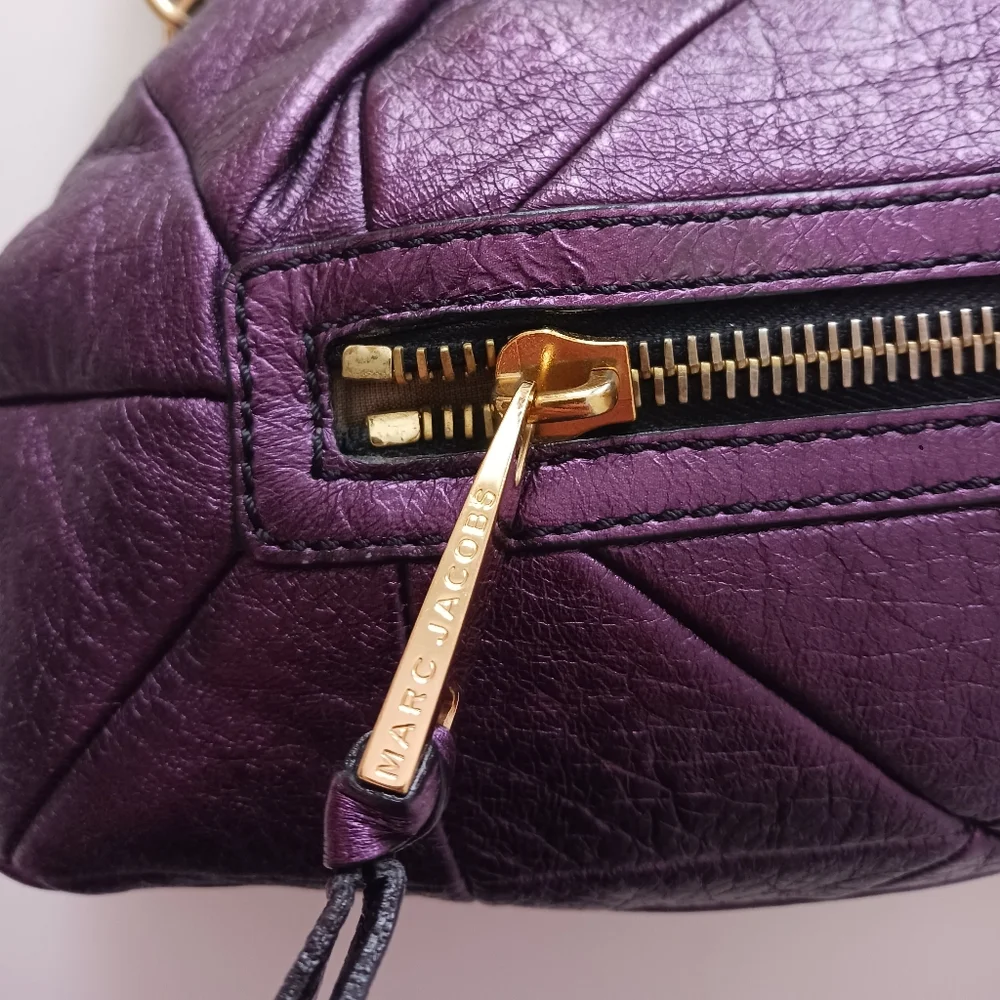 Marc Jacobs Vintage Quilted Purple Shoulder Bag - Picture 12 of 16